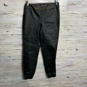 I Love  Tyler Madison The Gwyneth Pants black faux leather size small